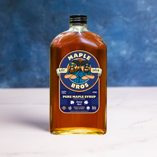 Limited Edition Bourbon Barrel-Aged Maple Syrup