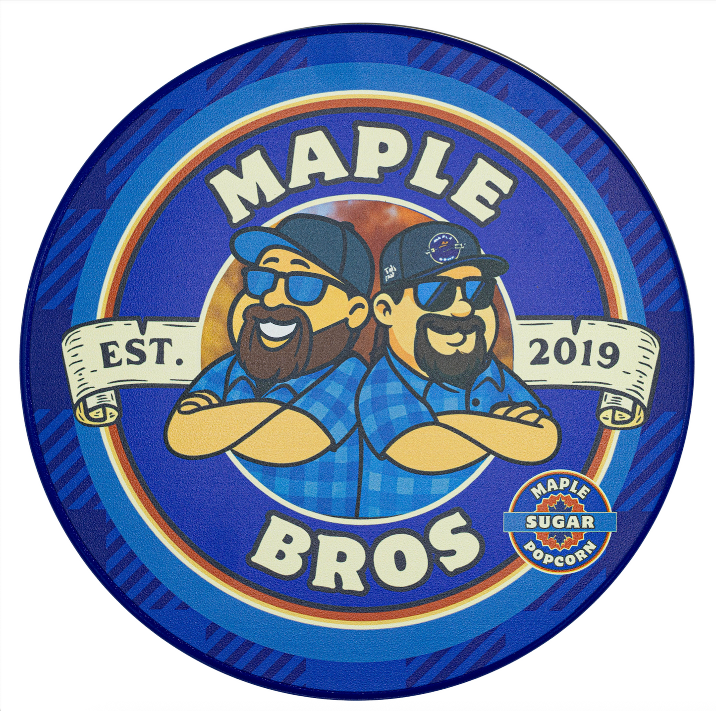 maple bros maple cheddar popcorn snack tin kosher gift