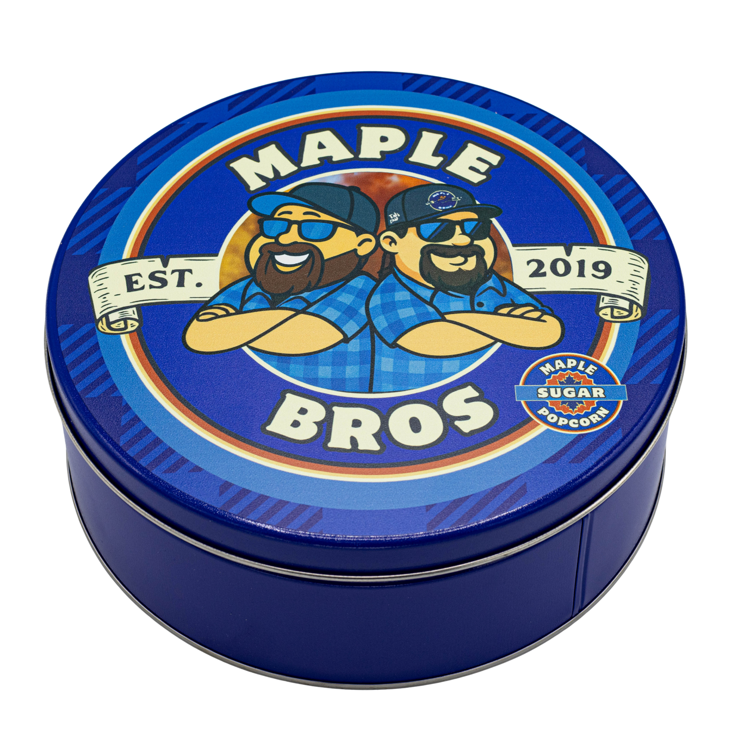 maple bros maple sugar popcorn kettle popped tin kosher gift