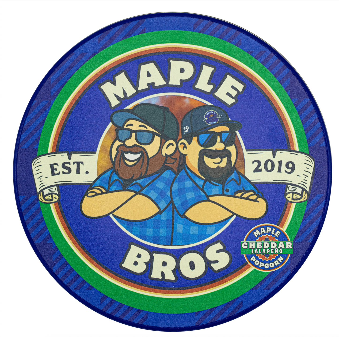 maple bros maple jalapeno cheddar popcorn tin kosher gift