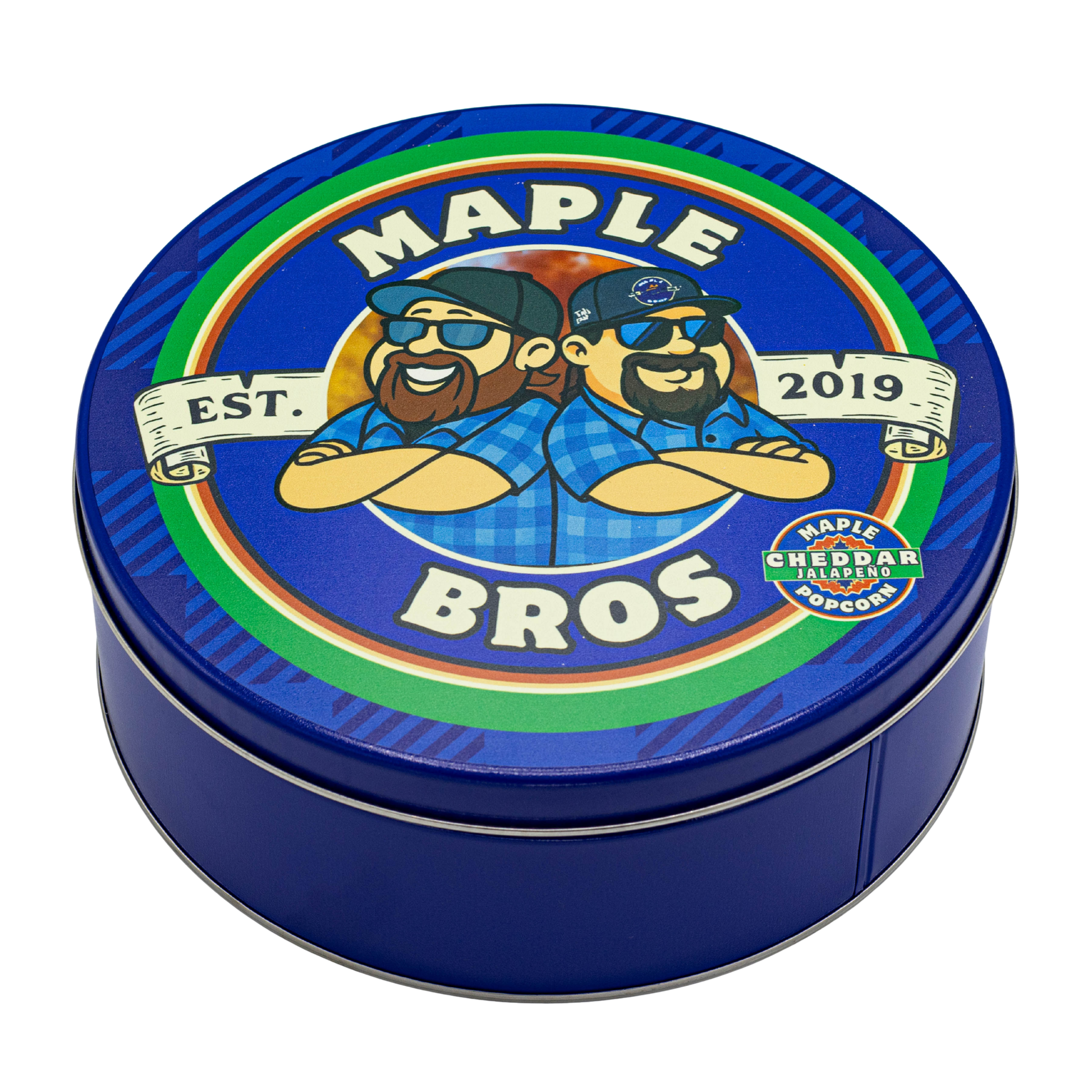maple bros maple jalapeno cheddar popcorn tin kosher gift