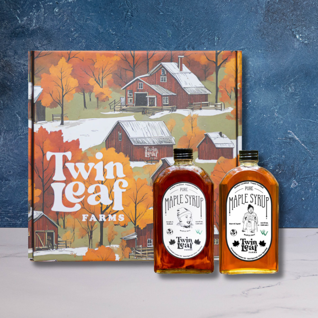 Twin Leaf Farms Duo Box of two syrups